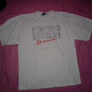 NWOT White Bermuda tee
